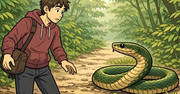 Đi đường gặp rắn đánh con gì? Ra đường gặp rắn là điềm gì