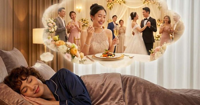 Mơ ăn cỗ, tiệc cưới đánh con gì và điềm báo