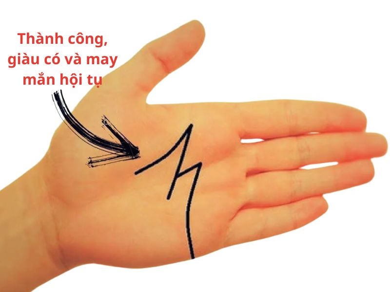 Đường chỉ tay chữ M 2