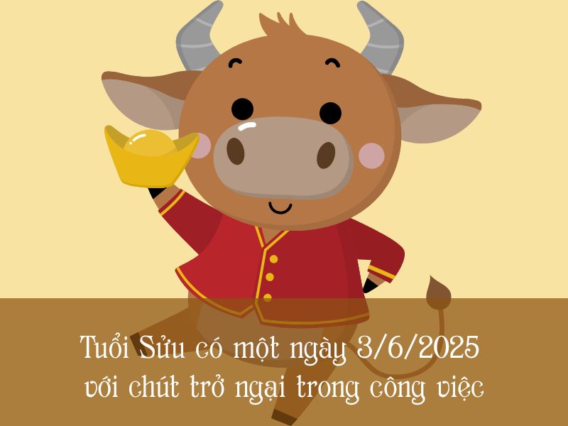 Xem bói tử vi ngày 03/06/2025 tuổi Sửu