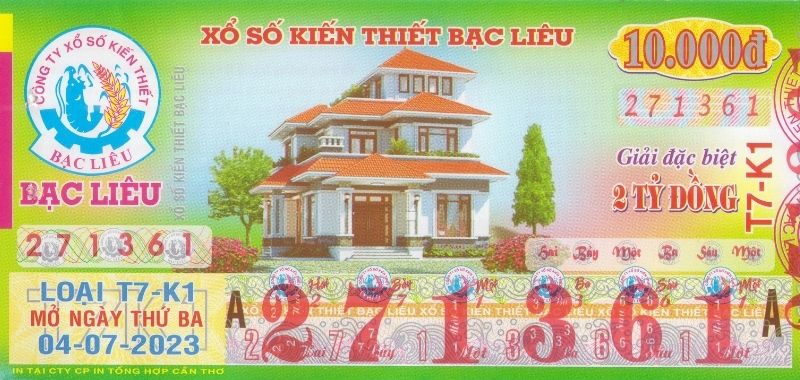 Địa chỉ đại lý vé số Bạc Liêu bán sỉ và lẻ vé số uy tín