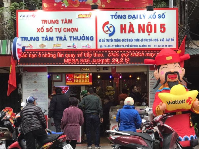 Đại lý vé số Hà Nội khu vực Ba Đình