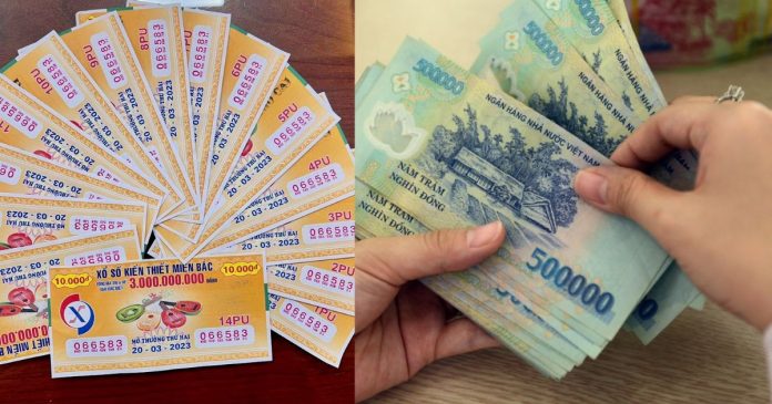 Đổi vé số trúng ở Bắc Giang