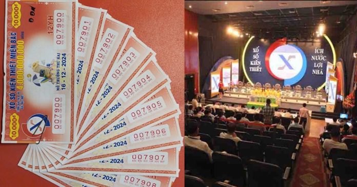 Đổi vé số trúng ở Hà Nam 4