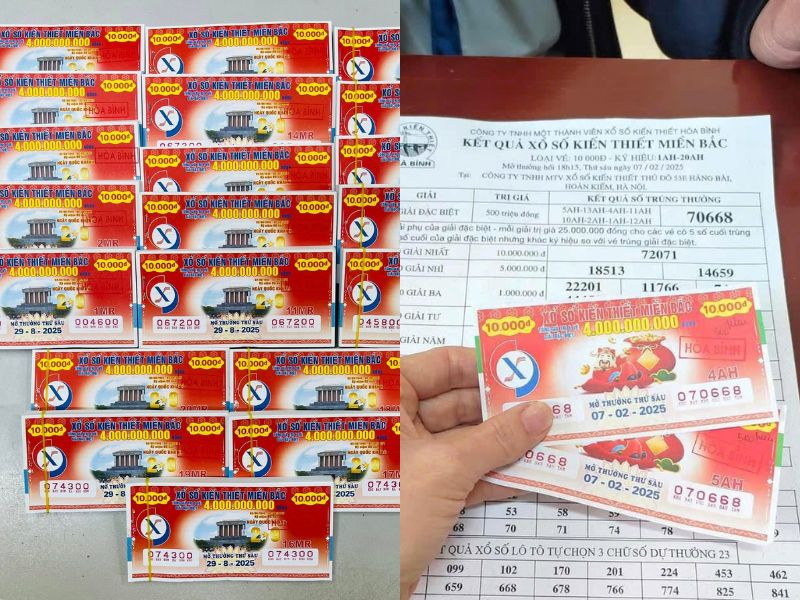 Đổi vé số trúng ở Hoà Bình với top 08 địa chỉ uy tín 3 Đổi vé số trúng ở Hoà Bình lưu ý