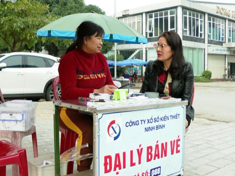 Đổi vé số trúng ở Ninh Bình qua đại lý