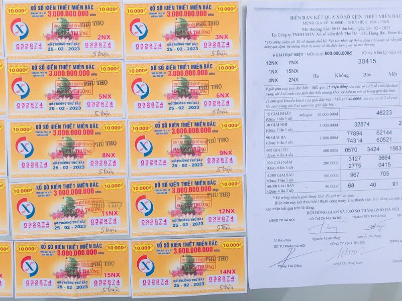 Đổi vé số trúng ở Phú Thọ chọn nơi đổi vé