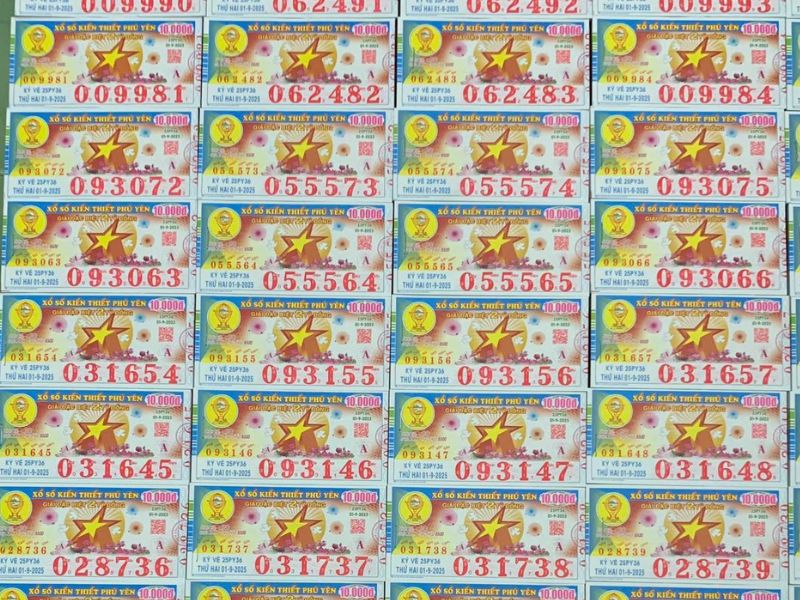 đổi vé số trúng ở Phú Yên 4