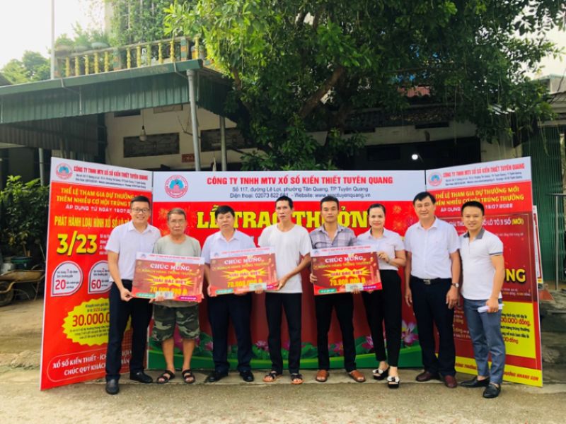 Đổi vé số trúng ở Tuyên Quang theo lịch hẹn