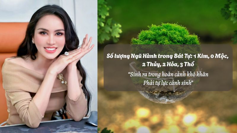 Nhã Lê có lá số tử vi ngũ hành ra sao