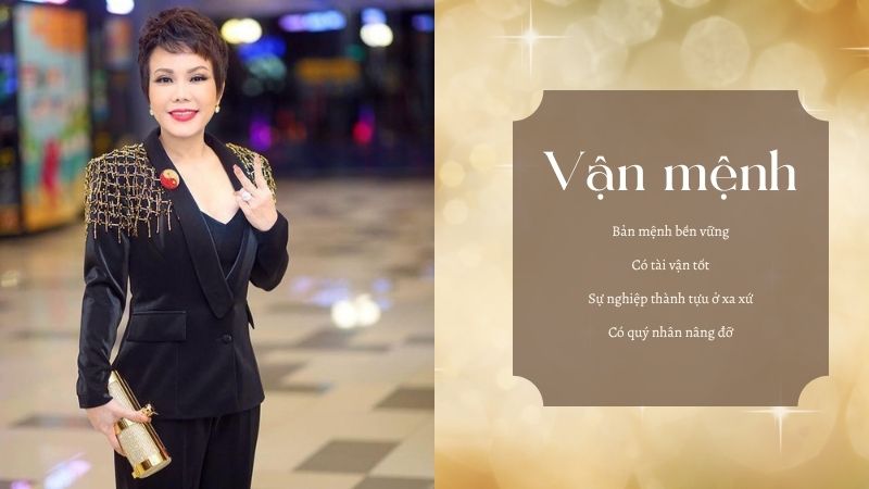 Tử vi Việt Hương: Những điểm sáng trong lá số nữ danh hài 2 Việt Hương tử vi cung bổn mạng