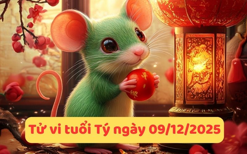 Xem tử vi 12 con giáp ngày 09/12/2025