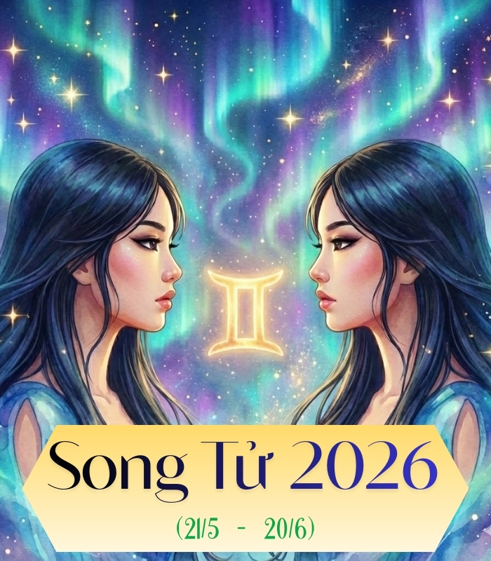 Trọn bộ tử vi 12 cung hoàng đạo 2026 chi tiết vận hạn và lời khuyên 6 Tử vi 12 cung hoàng đạo 2026 - Song Tử