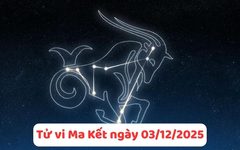 Tử vi 12 cung hoàng đạo ngày 03/12/2025.