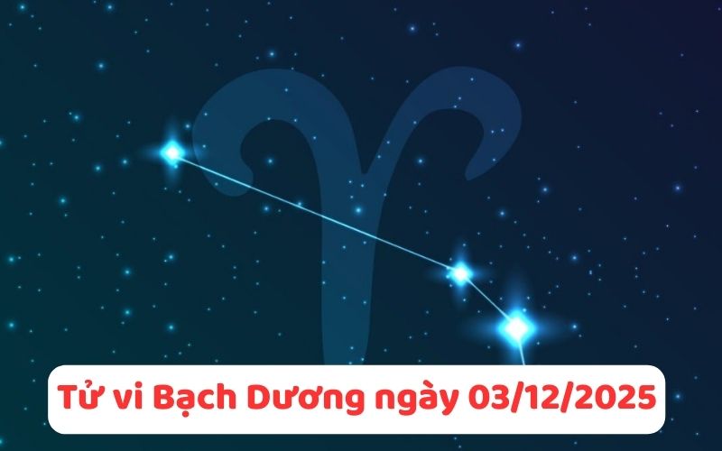 Tử vi 12 cung hoàng đạo ngày 03/12/2025.