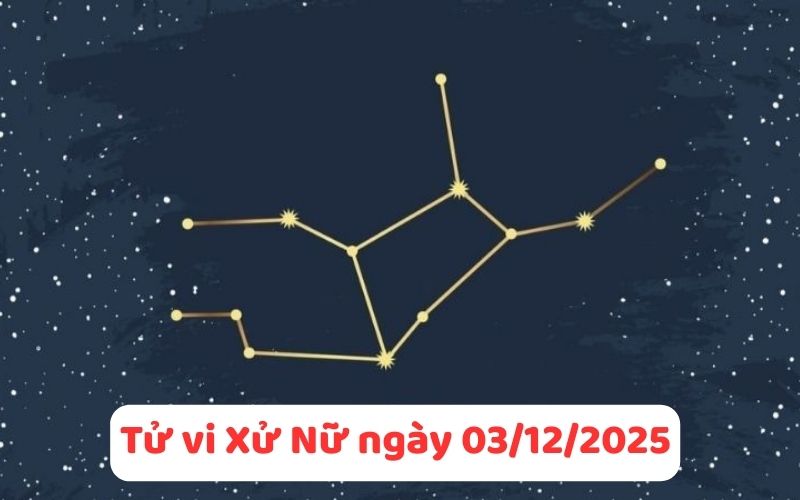 Tử vi 12 cung hoàng đạo ngày 03/12/2025