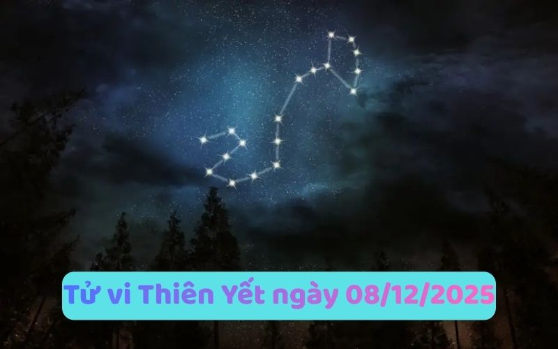tử vi 12 cung hoàng đạo ngày 08/12/2025