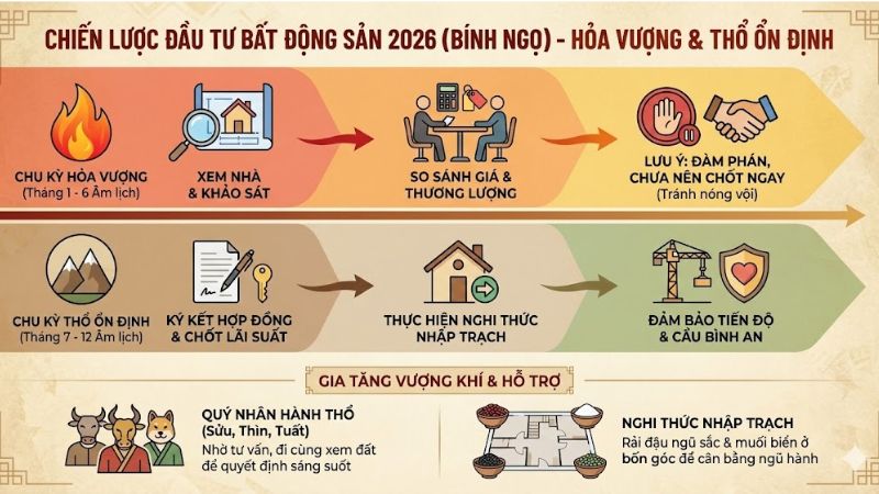 Con giáp nào kỵ đầu tư nhà đất trong năm Bính Ngọ 2026? 1 Năm Bính Ngọ 2026 đầu tư bất động sản
